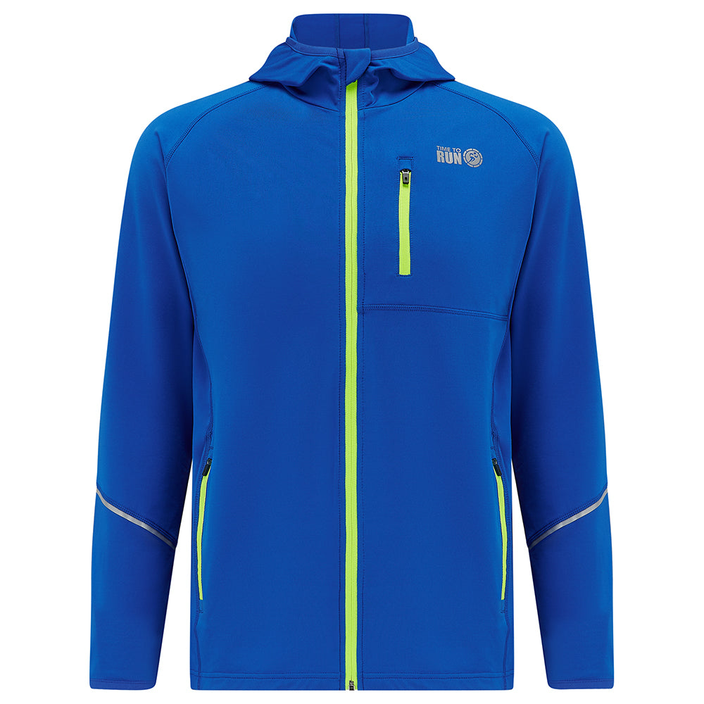 Men's Running Hoodie Jacket Thermal Barents Blue