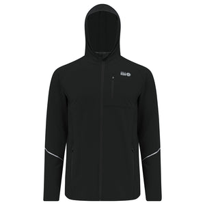 Men's Thermal Running Hoodie Jacket - Black