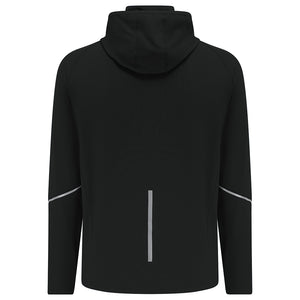 Men's Thermal Running Hoodie Jacket - Black