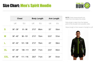 Men's Thermal Running Hoodie Jacket - Black