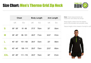Men's Lightweight Thermal Running Top - Steel Blue