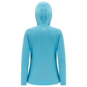 Women's Thermal Running Hoodie - Light Blue