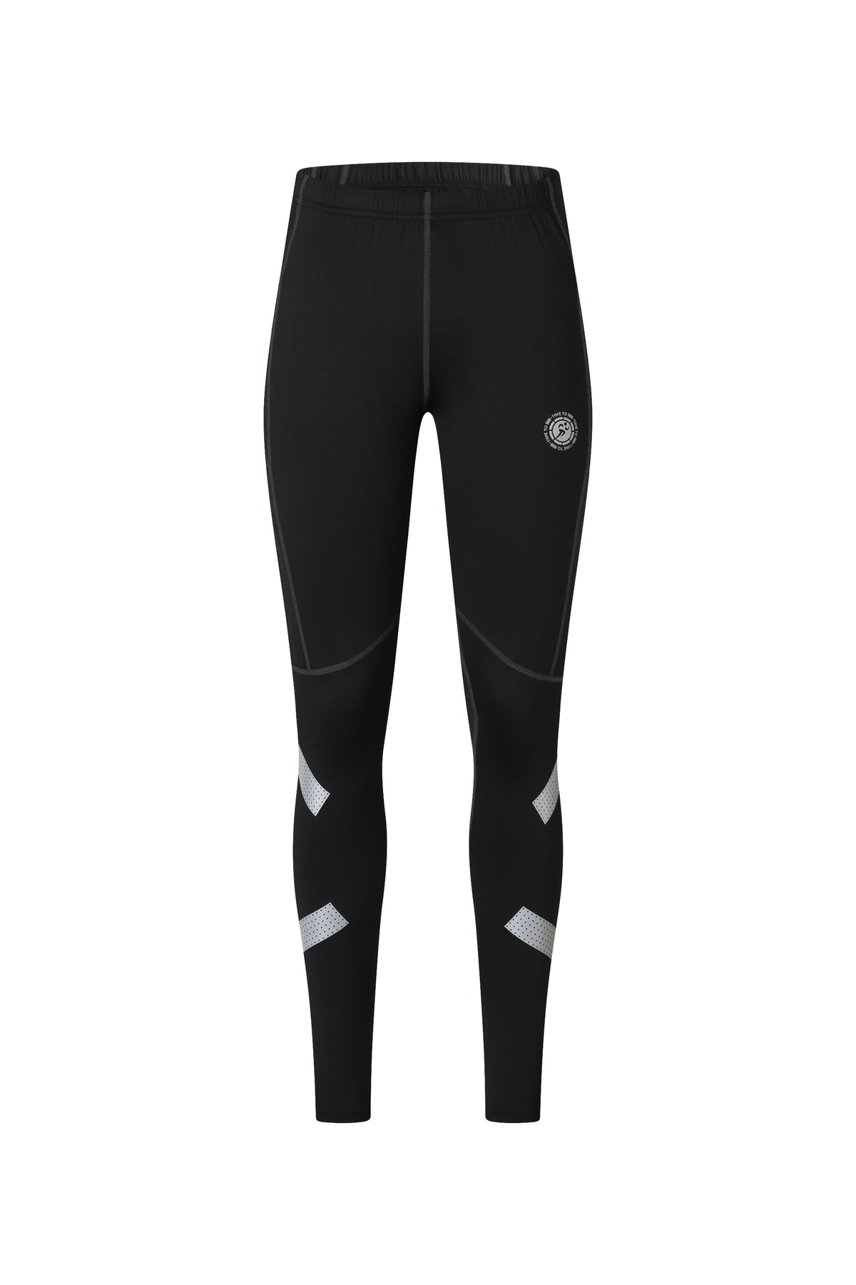 Women’s Reflective Running Tights – Black