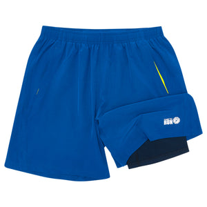 Men's 2-in-1 Shorts - Steel Blue