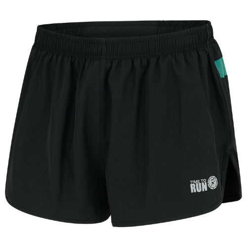 Men's 2.5" Split Pace Spirit Running/Gym/Athletic Shorts- Black/Bayou