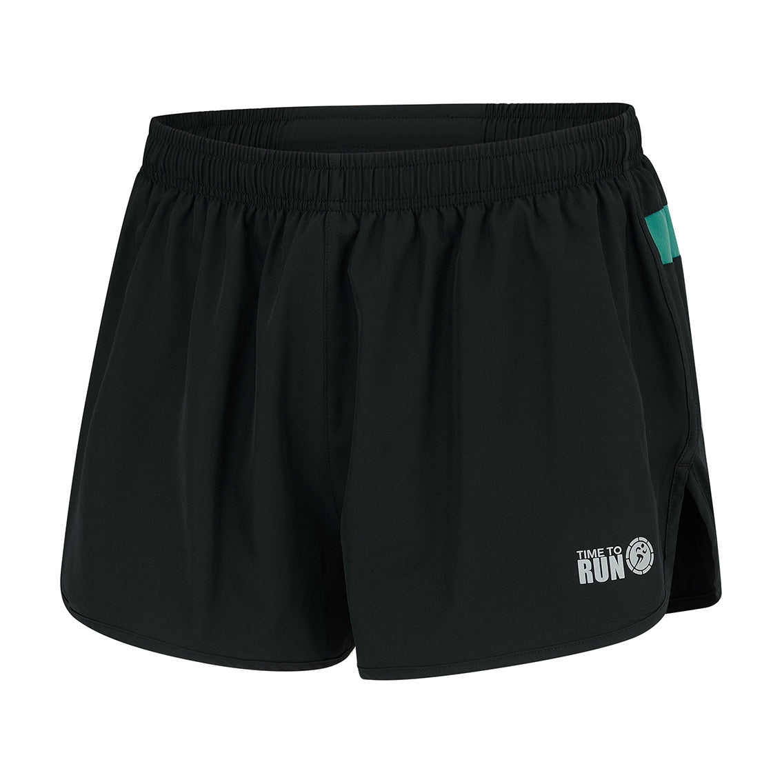 Men's 2.5" Split Pace Spirit Running/Gym/Athletic Shorts- Black/Bayou