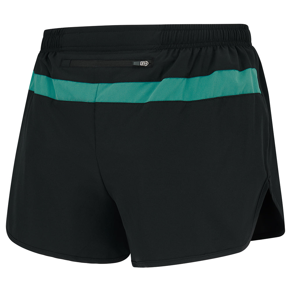 Men's 2.5" Split Pace Spirit Running/Gym/Athletic Shorts- Black/Bayou