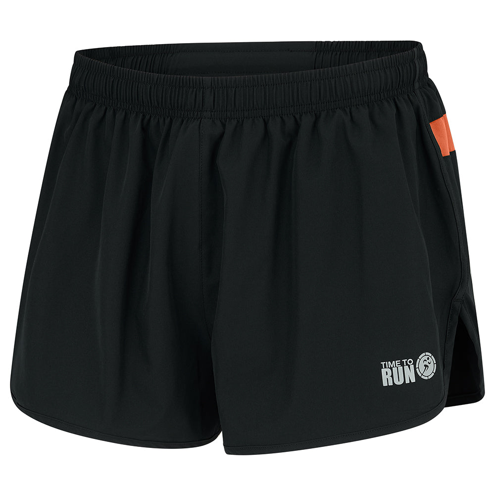 Men's 2.5" Running & Training Shorts - Black/Orange