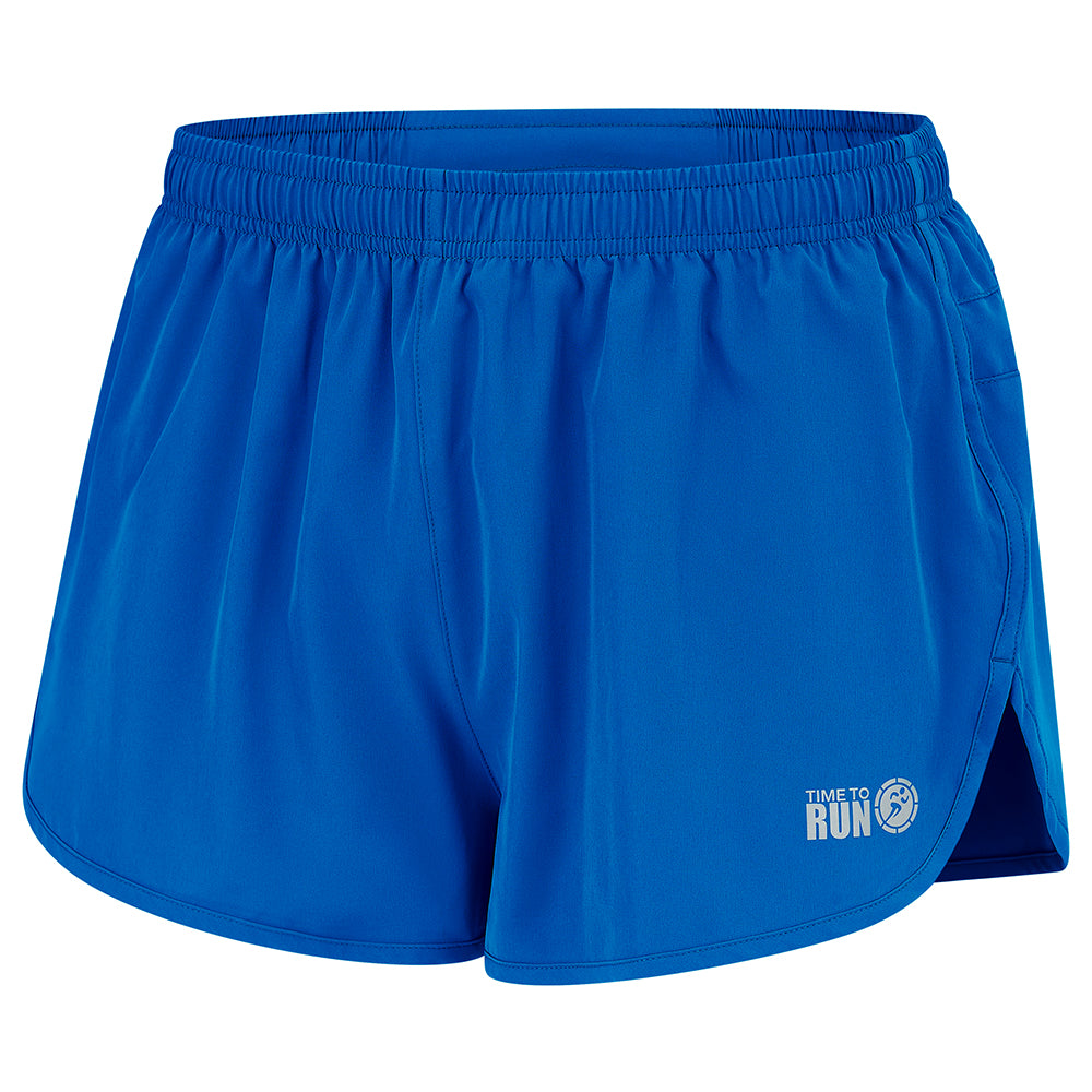 Men's 2.5" Split Pace Spirit Running/Gym/Athletic Shorts-Caspian Blue