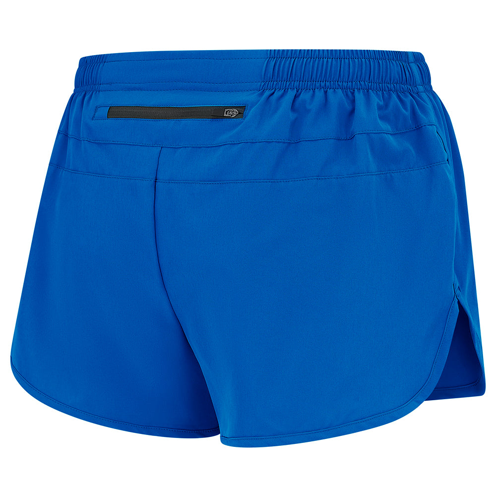 Men's 2.5" Split Pace Spirit Running/Gym/Athletic Shorts-Caspian Blue