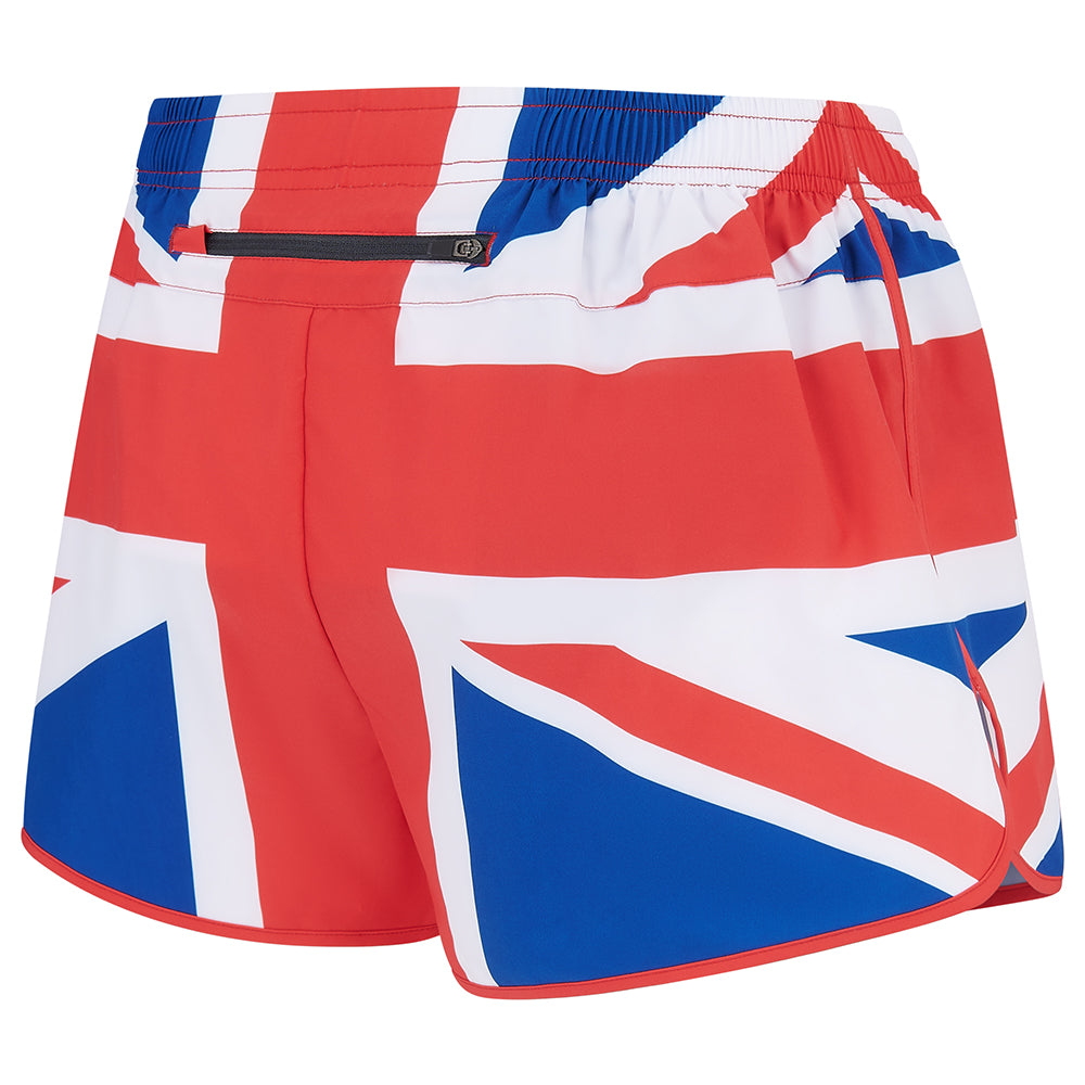 Men's 2.5" Split Pace Spirit Running/Gym/Athletic Shorts-Fly The Flag Union