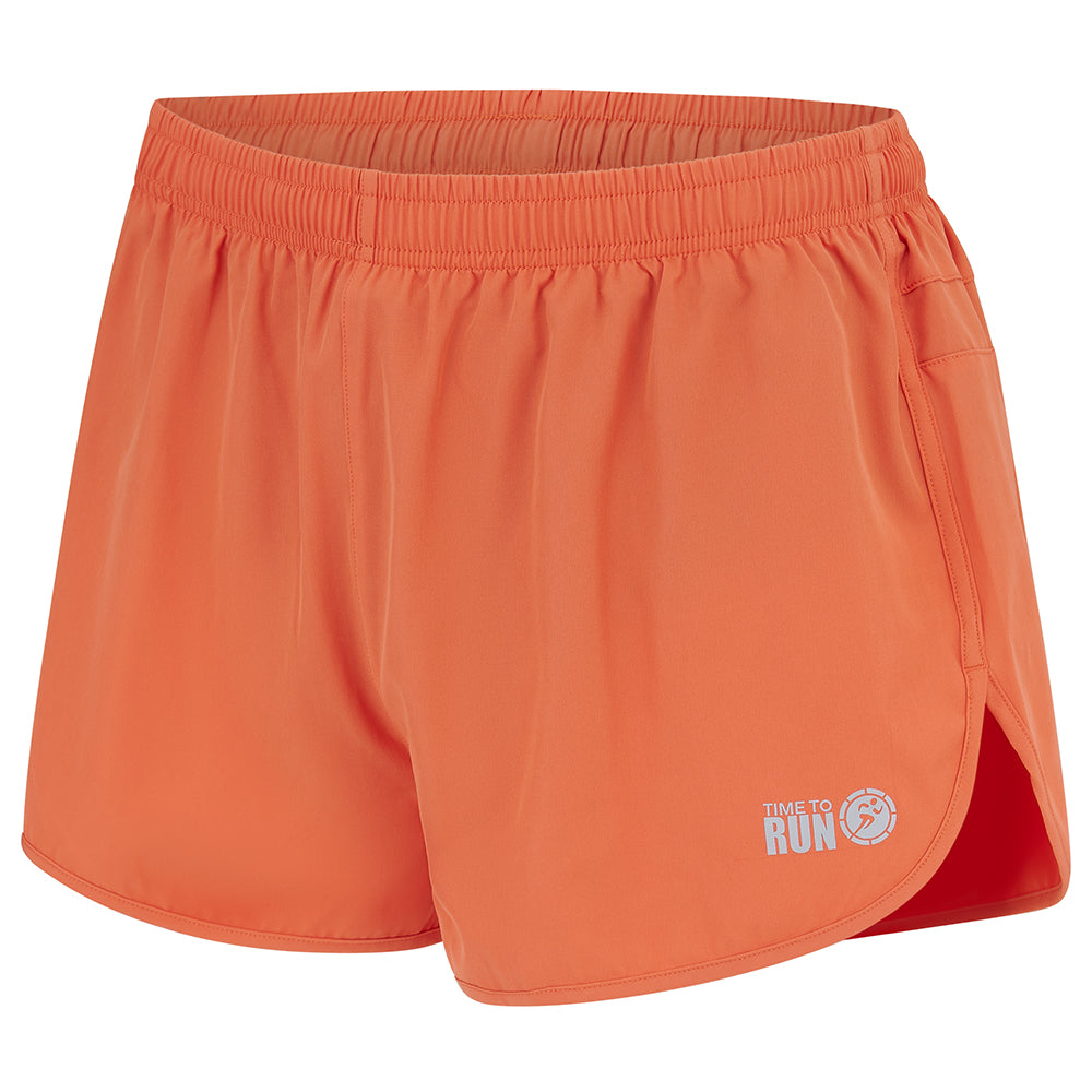 Men's 2.5" Split Pace Spirit Running/Gym/Athletic Shorts-Terracotta