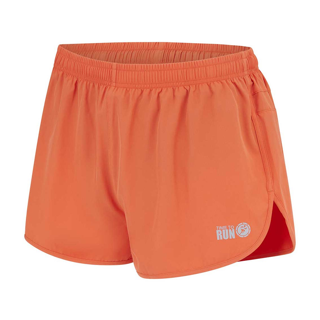 Men's 2.5" Split Pace Spirit Running/Gym/Athletic Shorts-Terracotta