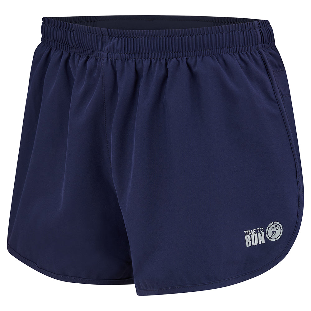 Men's 2.5" Split Pace Spirit Running/Gym/Athletic Shorts-Peacoat