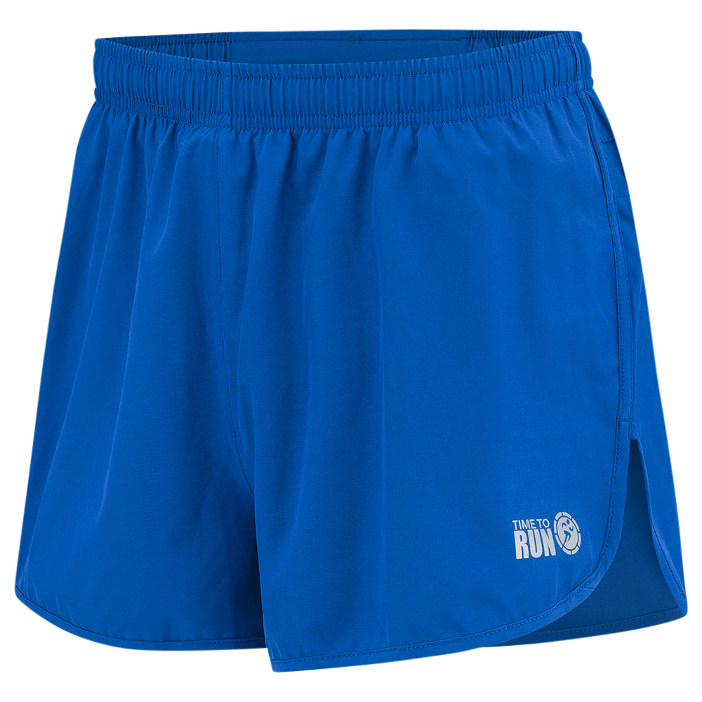 Men's 2.5" Split Pace Spirit Running/Gym/Athletic Shorts-Barents Blue
