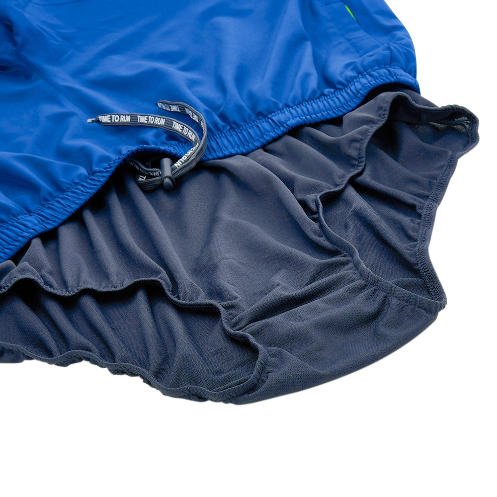 Men's Trail Spirit Running Shorts With Side And Rear Pockets-Barents Blue