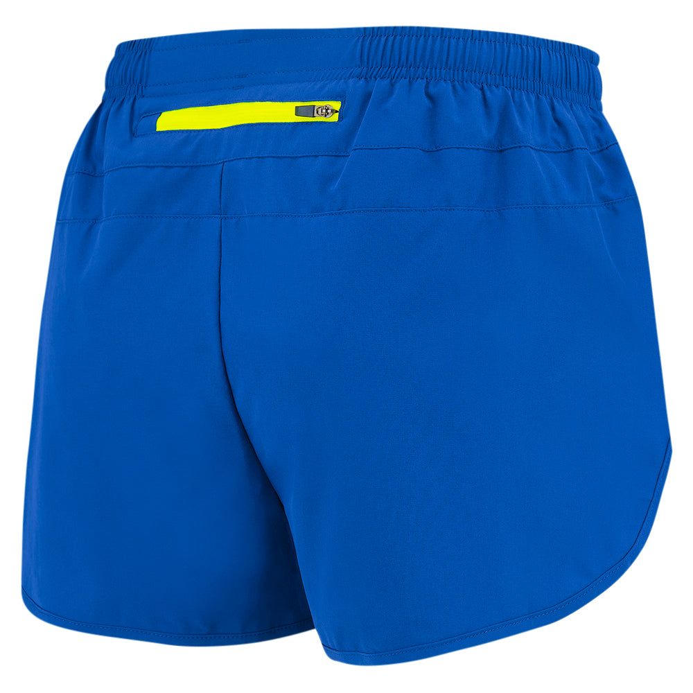 Men's 2.5" Split Pace Spirit Running/Gym/Athletic Shorts-Barents Blue