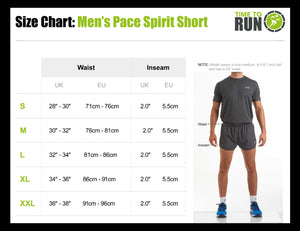 Men's 2.5" Running & Training Shorts - Black