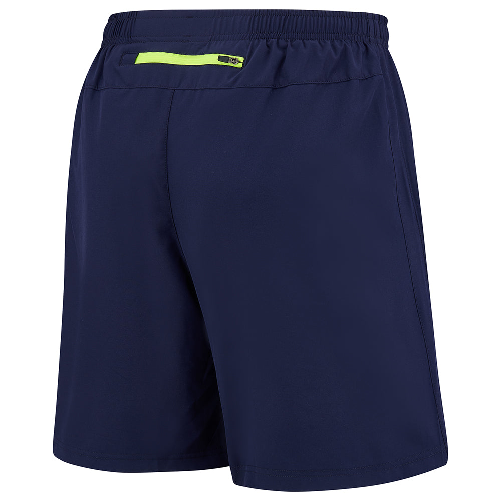 Men's Trail Spirit Running Shorts With Side And Rear Pockets-Peacoat