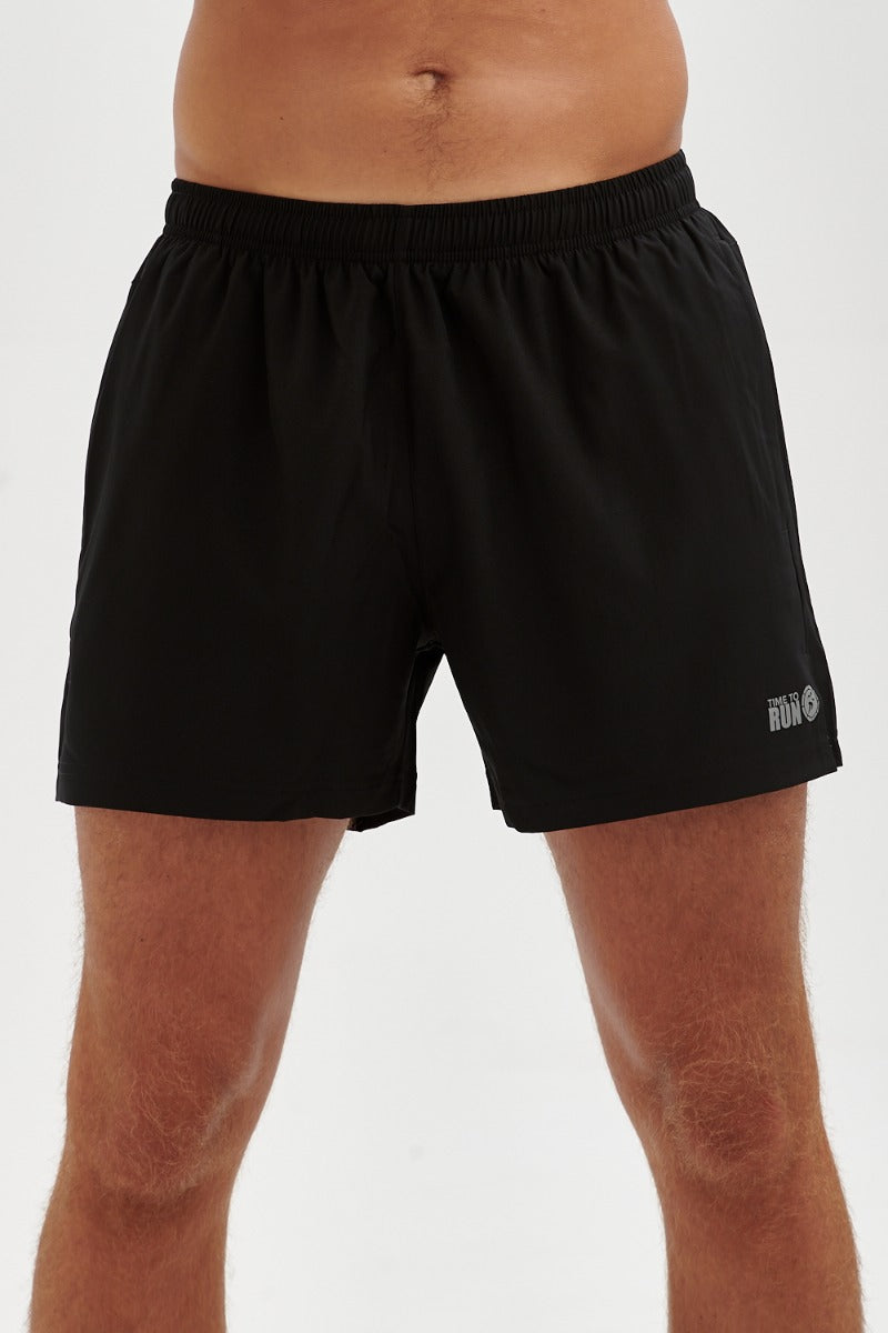 Men's 4" Pace Running/Training/Gym Short-Black