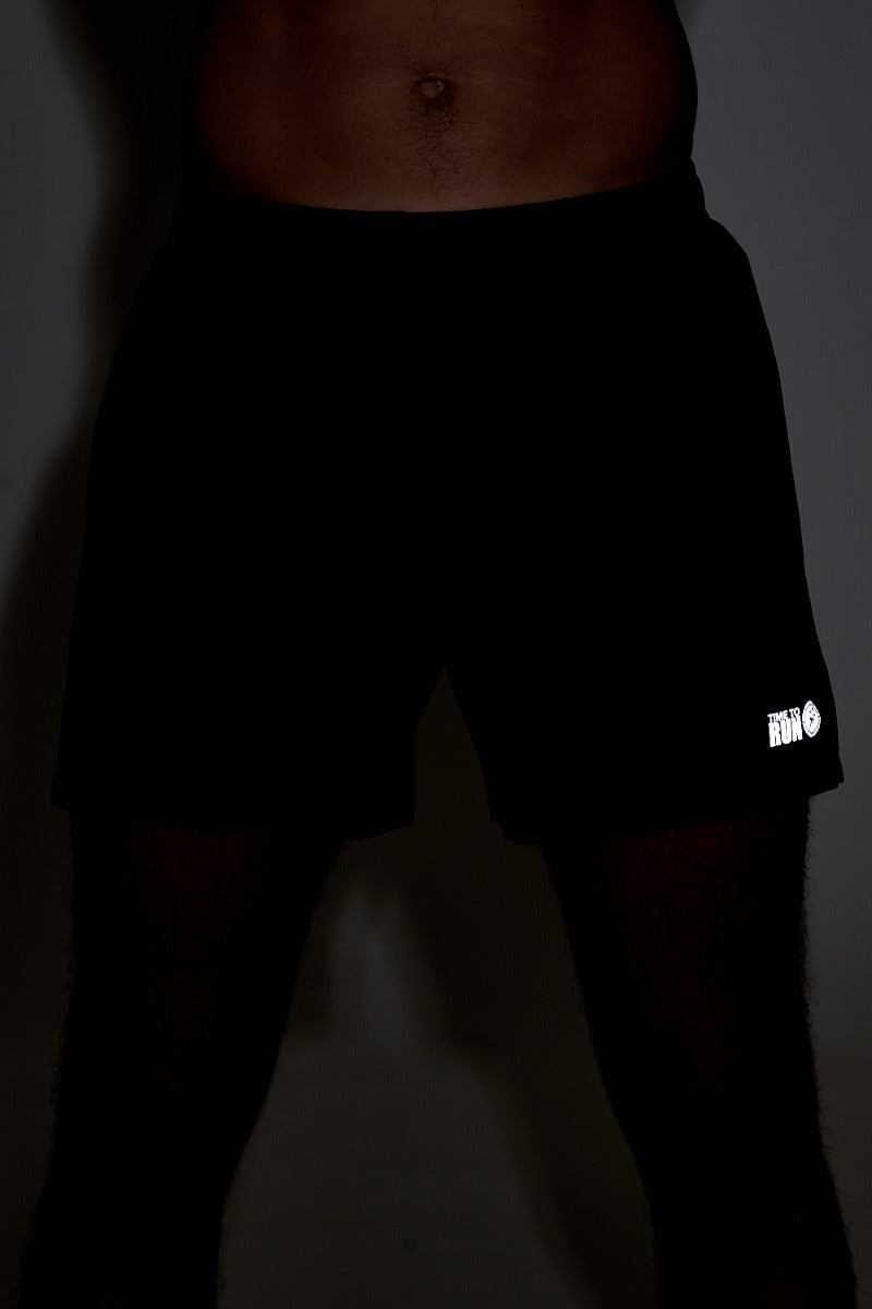 Men's 4" Pace Running/Training/Gym Short-Black