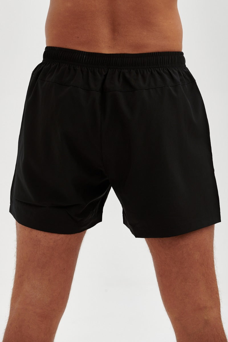 Men's 4" Pace Running/Training/Gym Short-Black