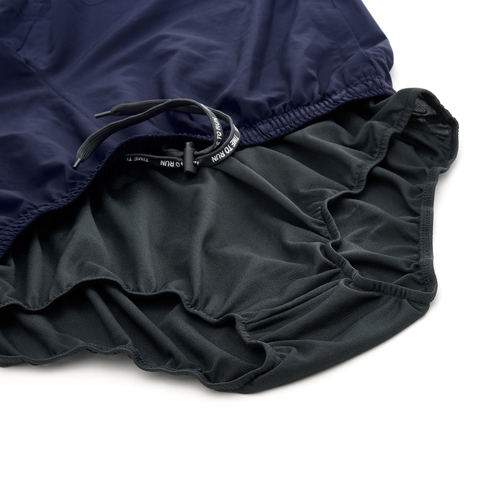 Men's 2.5" Split Pace Spirit Running/Gym/Athletic Shorts-Peacoat