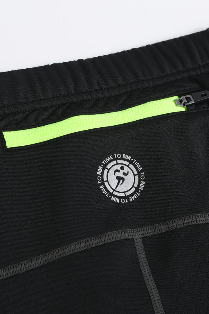 Women's Pro Spirit Running Tights - Black