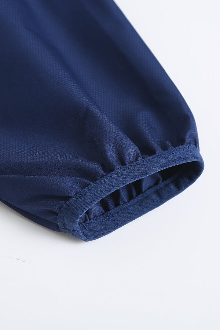 Men's Windproof Reflective Jacket - Navy
