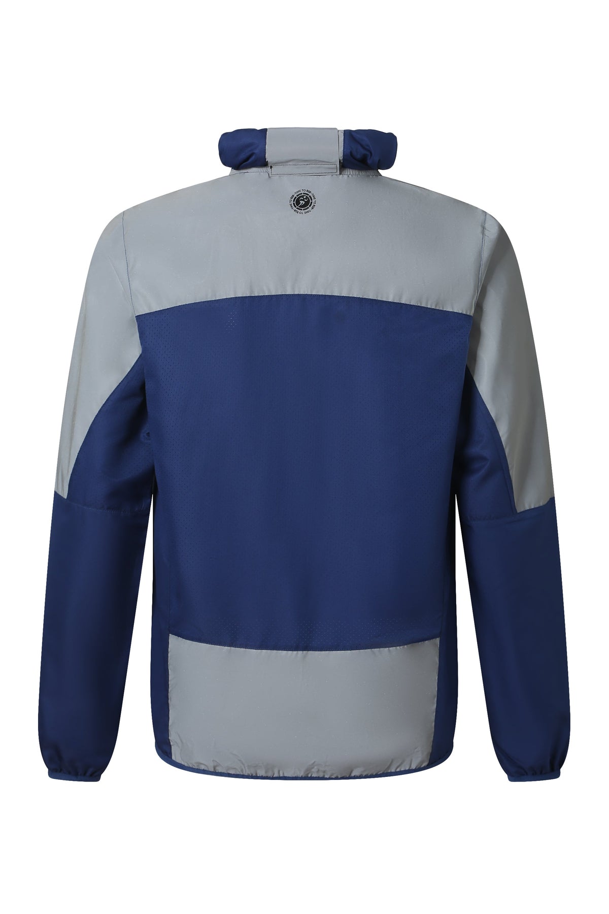 Men's Windproof Reflective Jacket - Navy