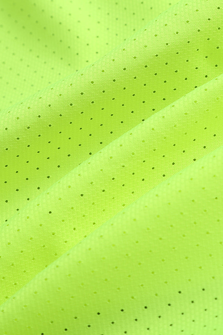 Men's Windproof Reflective Jacket - Lime Green