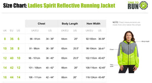 Women's Windproof Reflective Hooded Running Jacket - Black Grey