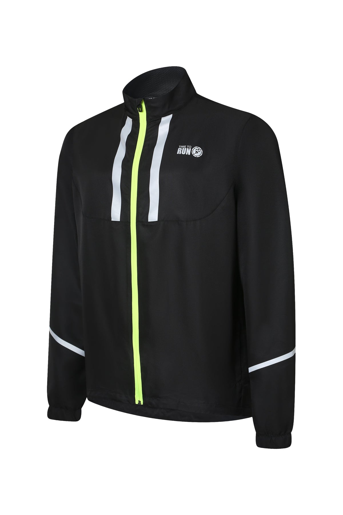 Men's Windproof Jacket - Black/Lime