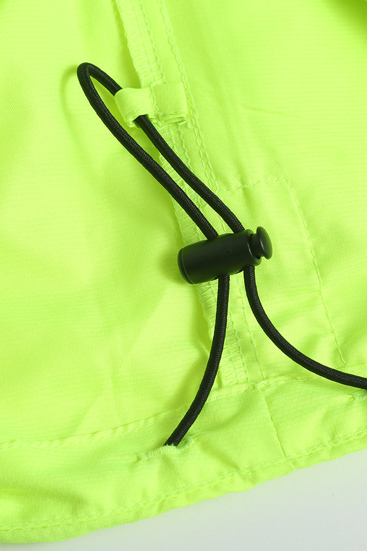 Men's Windproof Jacket - Lime Green