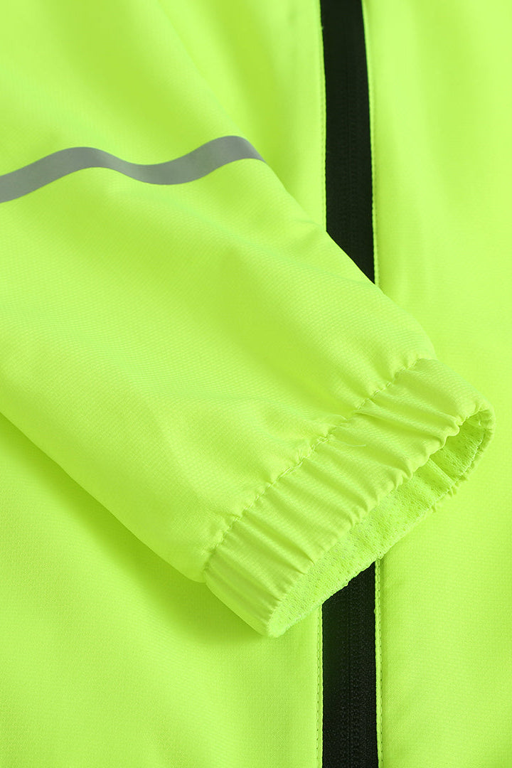 Men's Windproof Jacket - Lime Green