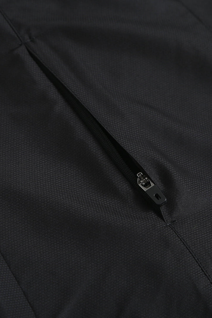 Women's Windproof Jacket - Black/Lime