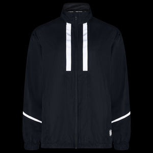 Women's Windproof Reflective Running Jacket - Black