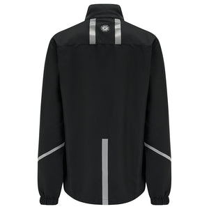 Women's Windproof Reflective Running Jacket - Black