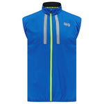 Men's Windproof Reflective Running Gilet - Steel Blue