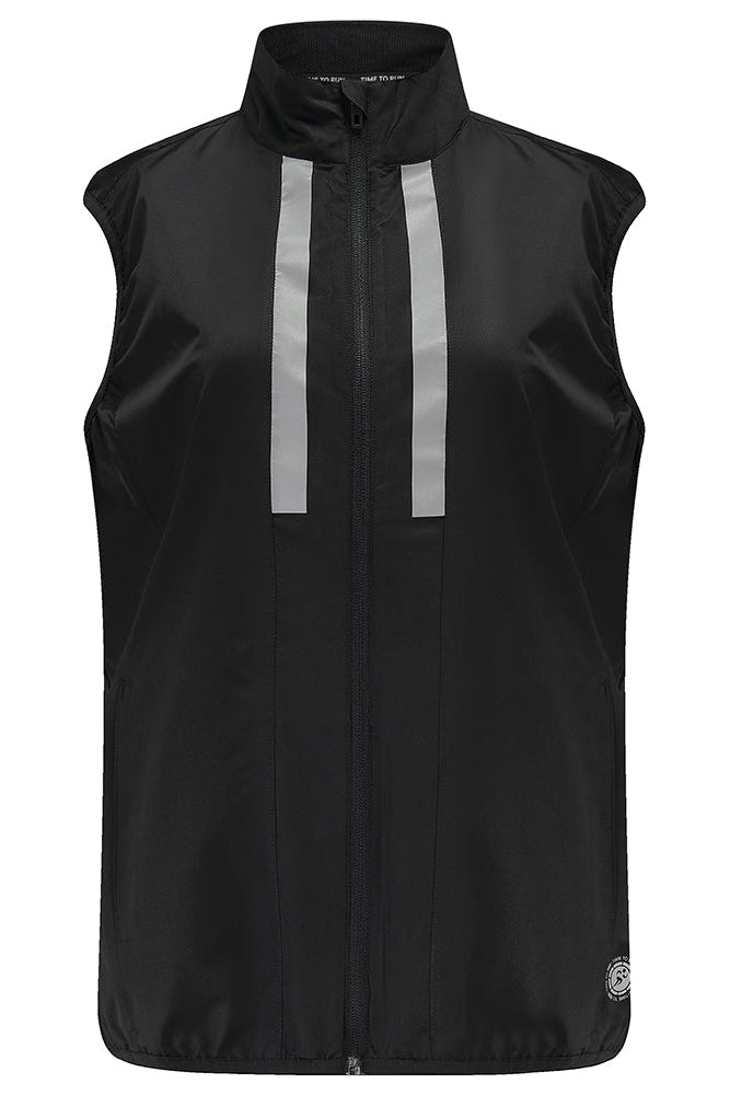 Women's Windproof Gilet - Black