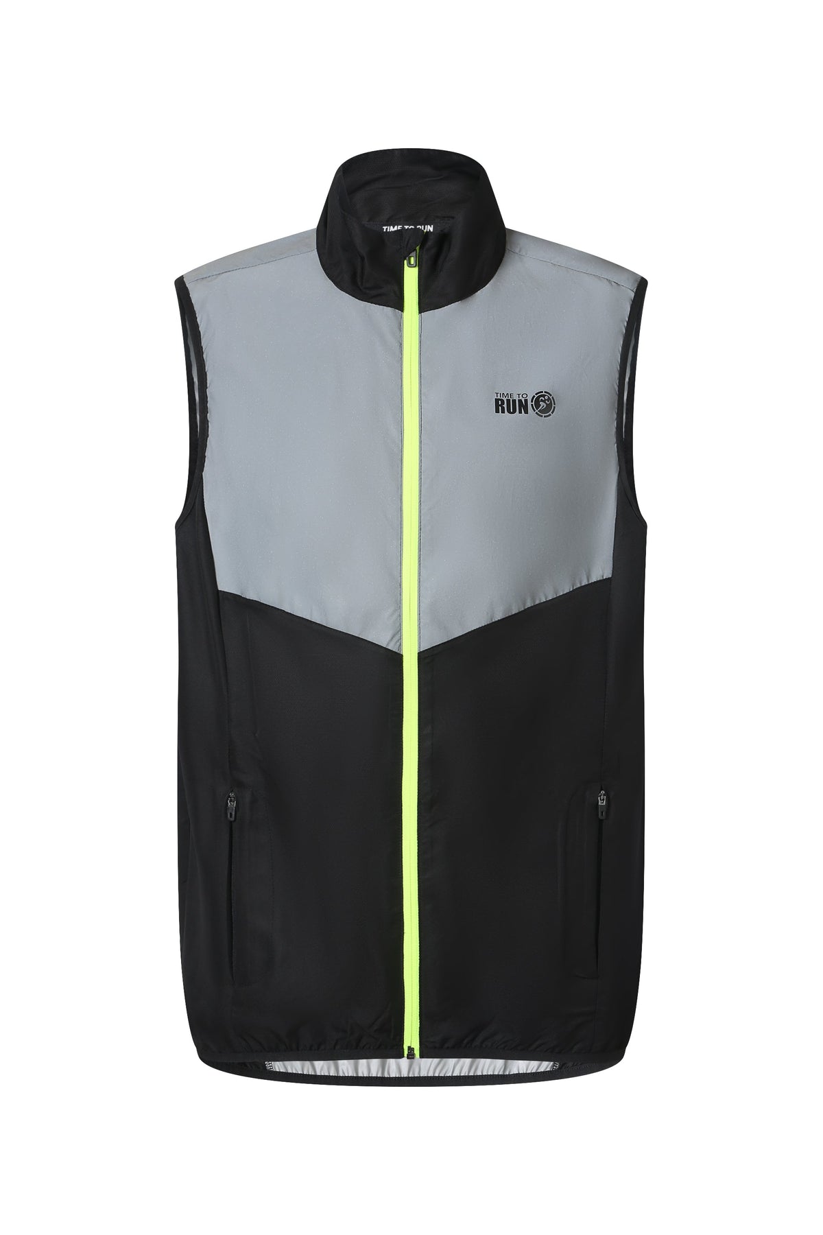 Men’s Reflective Windproof Gilet - Black