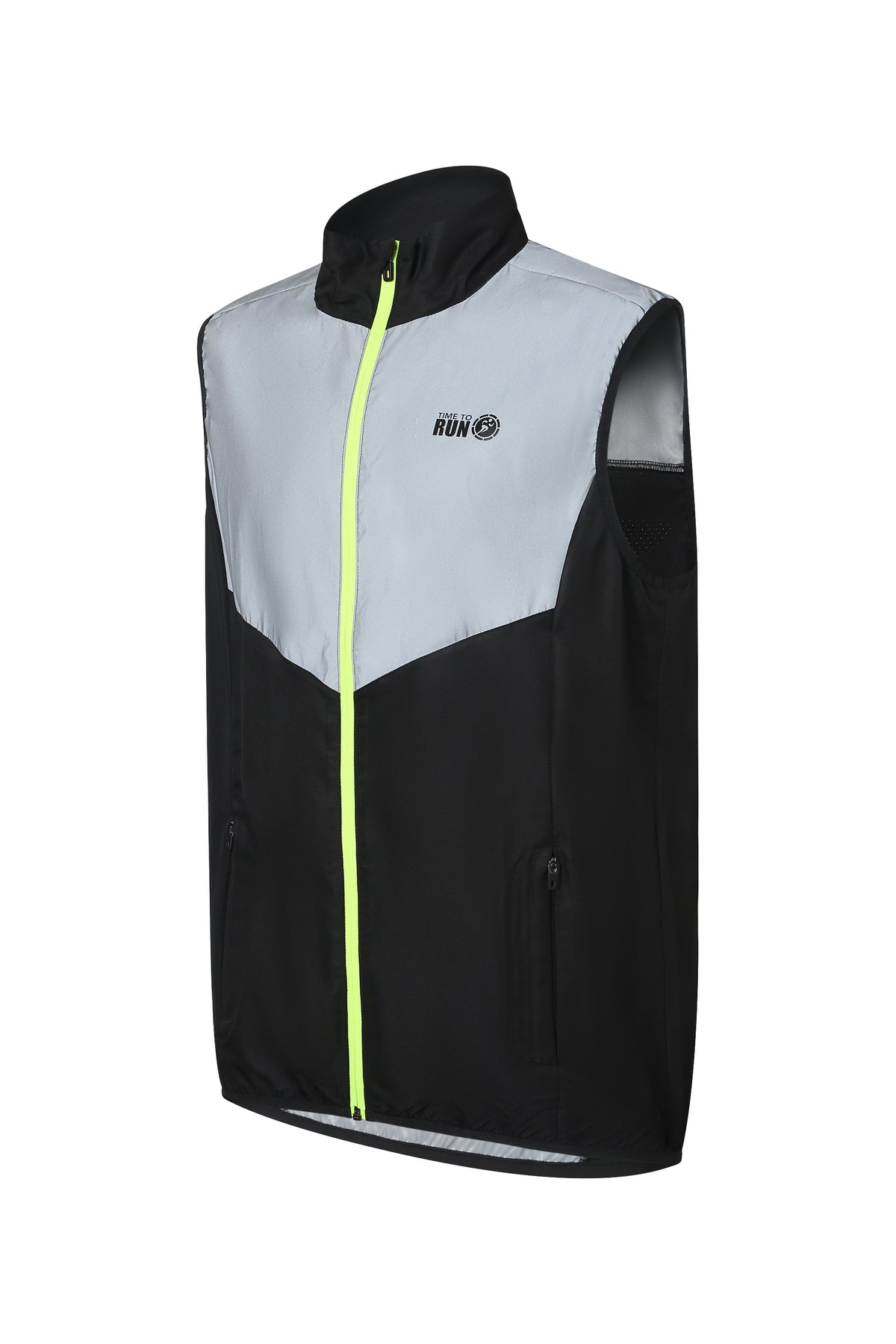Men’s Reflective Windproof Gilet - Black