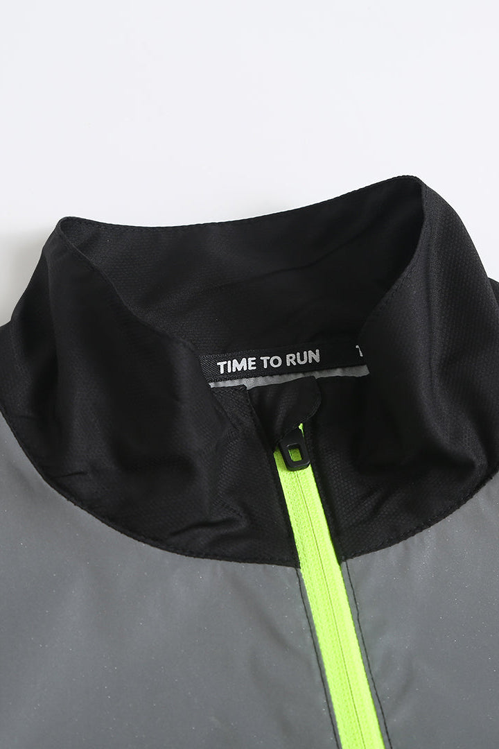 Men’s Reflective Windproof Gilet - Black