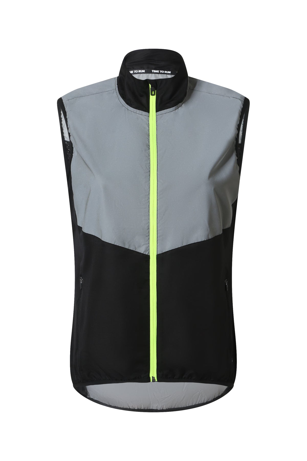 Women's Reflective Windproof Gilet - Black