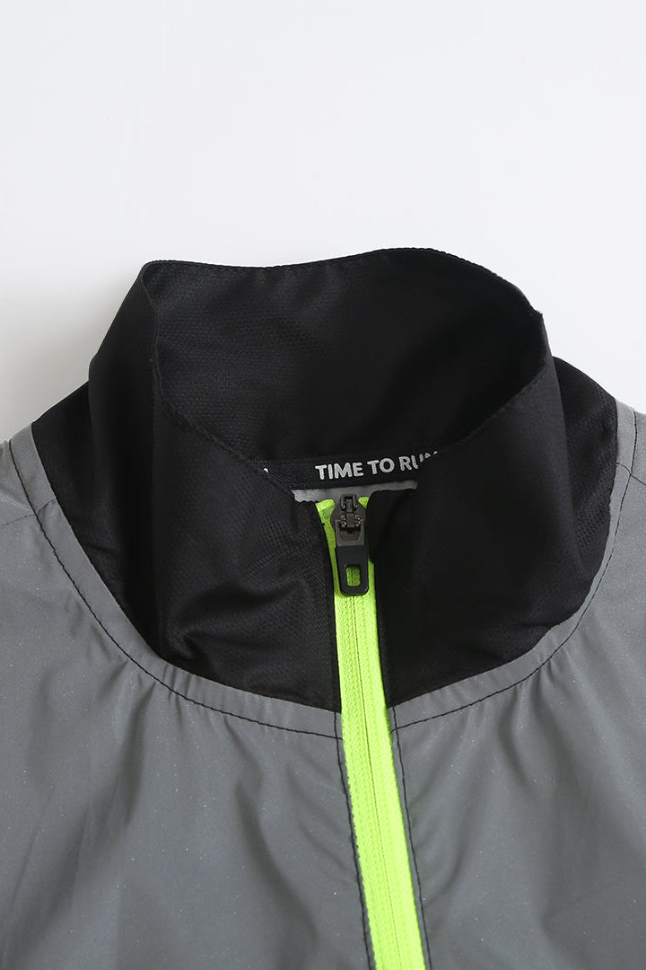 Women's Reflective Windproof Gilet - Black