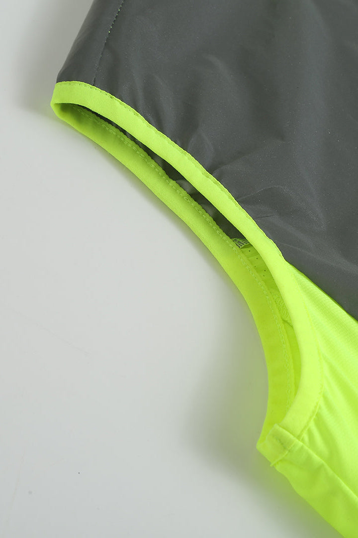 Women's Reflective Windproof Gilet - Lime