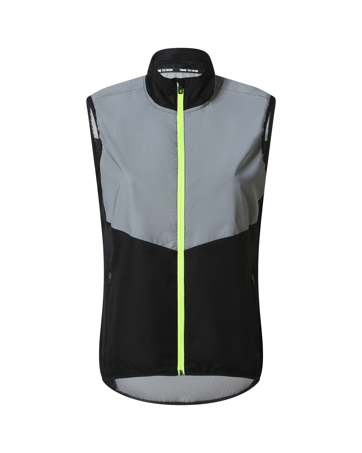 Women's Reflective Windproof Gilet - Black