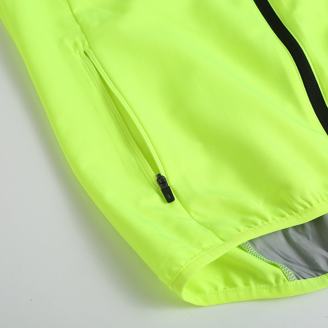 Women's Reflective Windproof Gilet - Lime