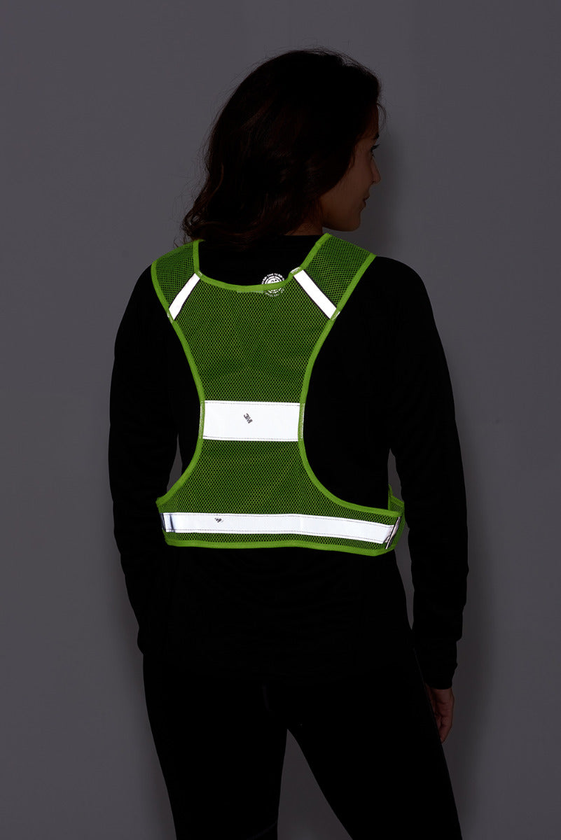 Reflective Running / Cycling / Sports Vest Bib High Visibility Scotchlite 3M Mesh