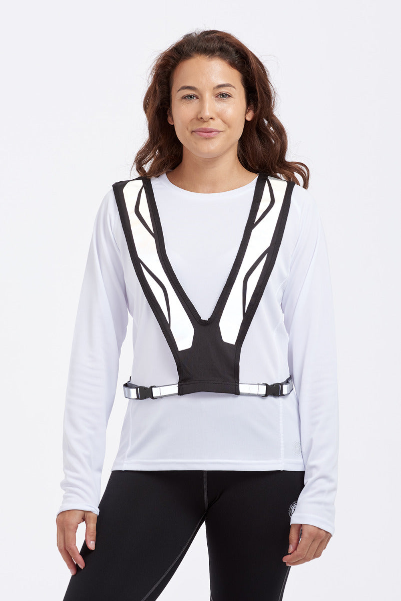 High Visibility Lycra Reflective Running Vest With Scotchlite